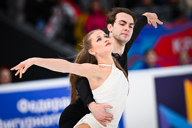 Василиса Кагановская/Максим Некрасов. Источник: ФФККР