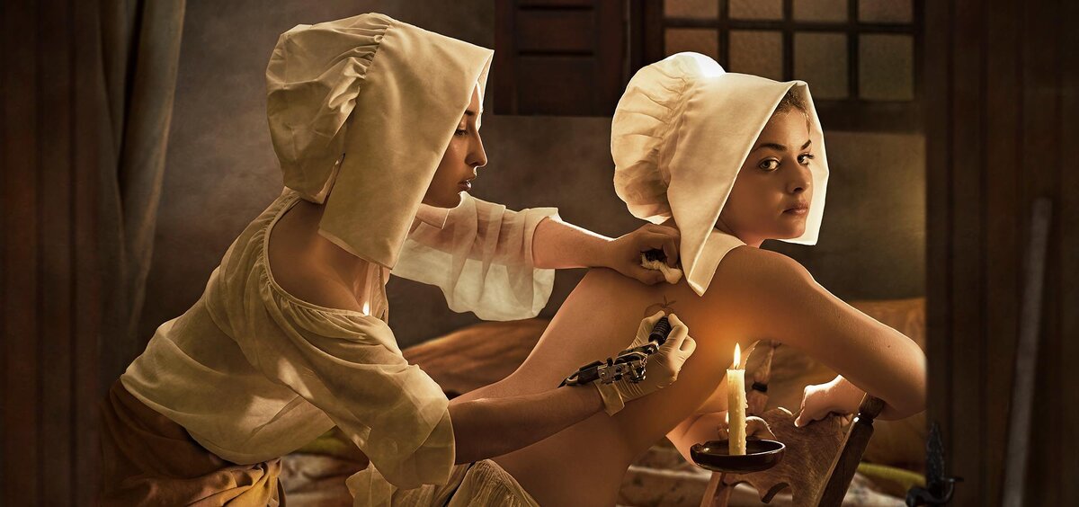 ФОТОРАБОТА ОТ ФОТОХУДОЖНИКА МАРИАНО ВАРГАСА // Mariano VARGAS / Марина и Мими II / Татуировка молодой леди