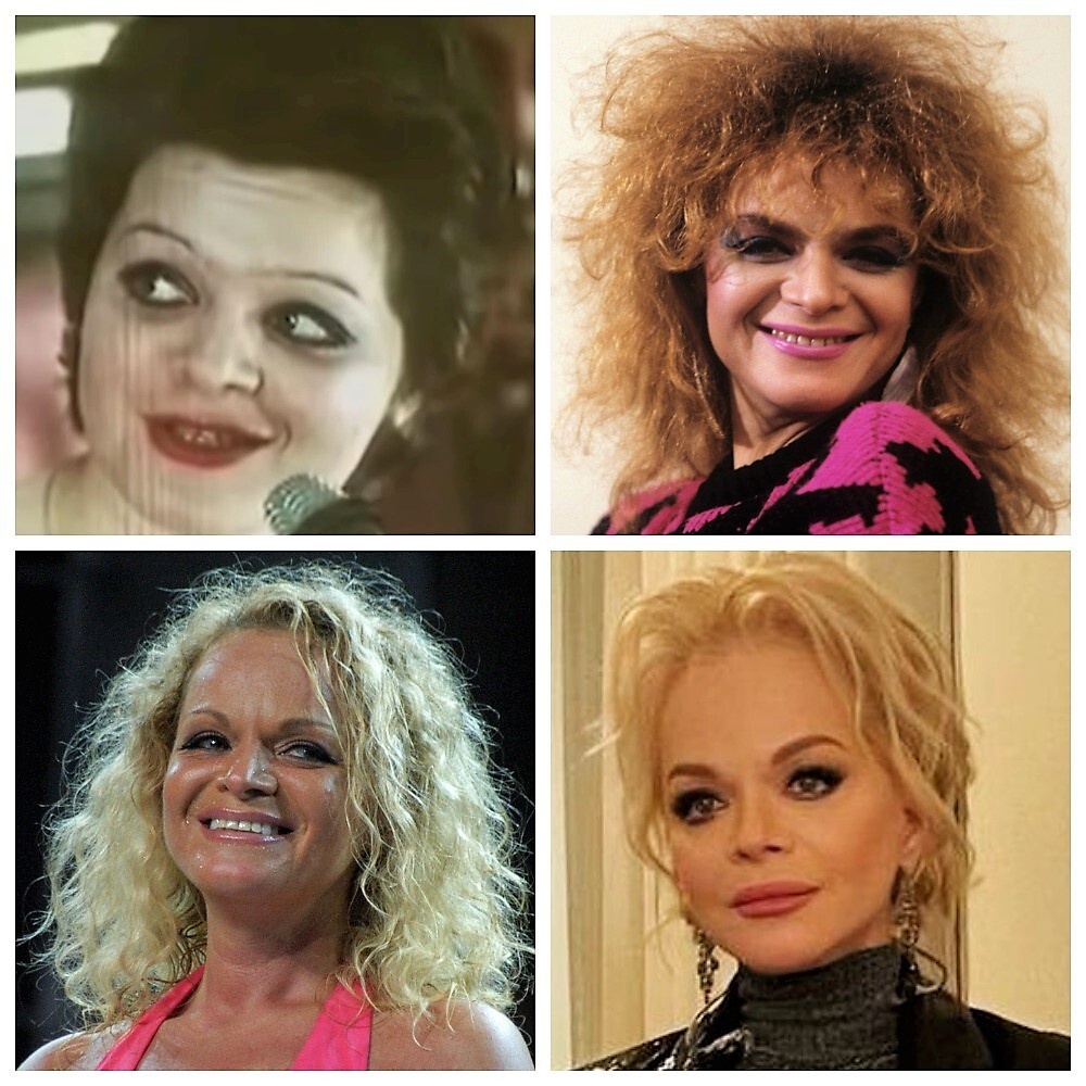 Лики Долиной от конца 80-х ,.в 90-е ,2000-е и типа. сейчас. 