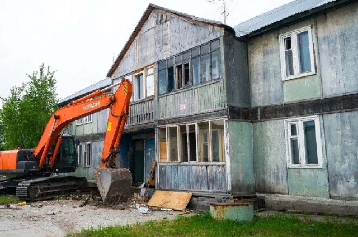    В Ханты-Мансийске в 2025 году снесли 13 ветхих домов