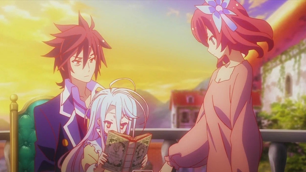 Кадр из аниме «Нет игры — нет жизни»