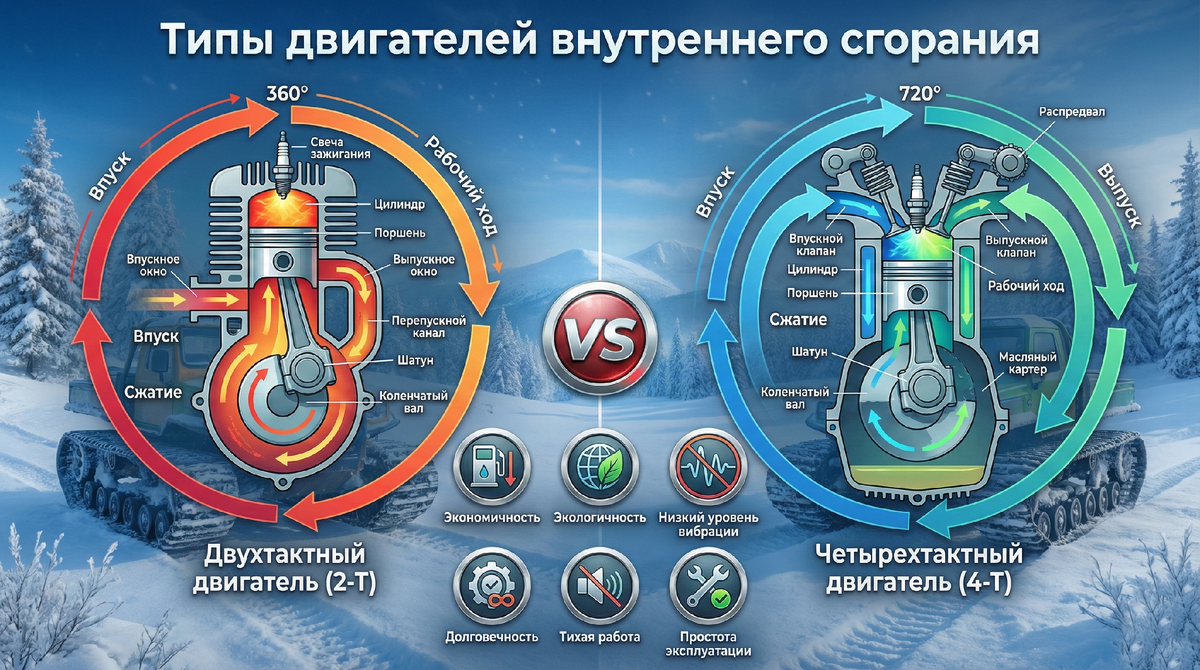 Типы двигателей внутреннего сгорания
