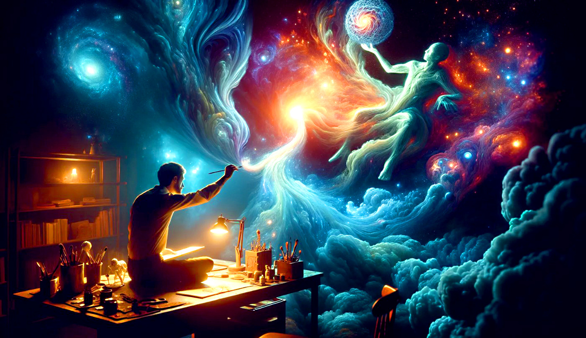 Художник рисует свою жизнь