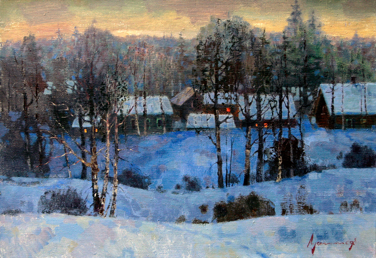 Лусегенов.  Вечереет. РОМИИ