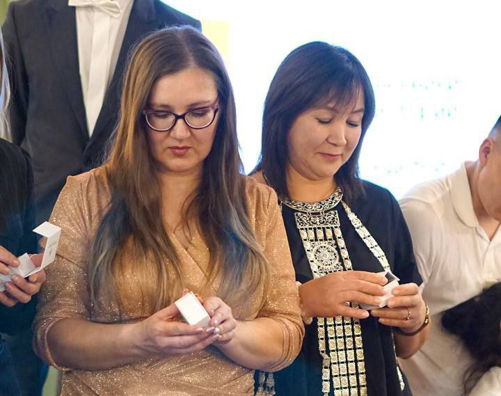 Татьяна на презентации книги об особенных детях в Санкт-Петербурге.