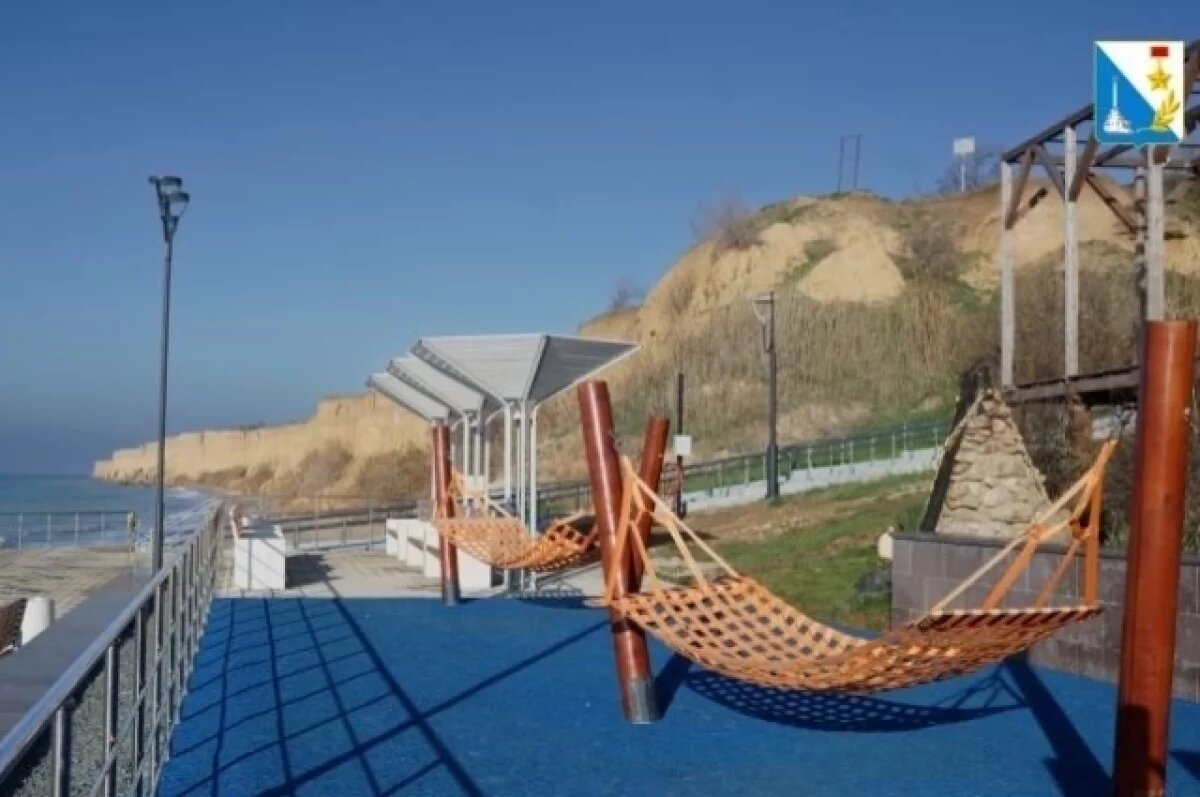    В Севастополе завершено благоустройство набережной в Андреевке