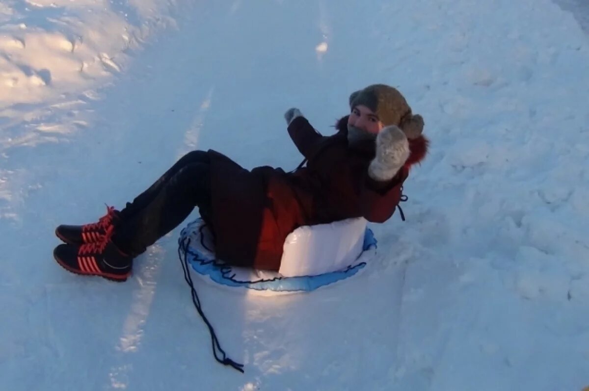    В Уфе оборудуют 21 горку для катаний