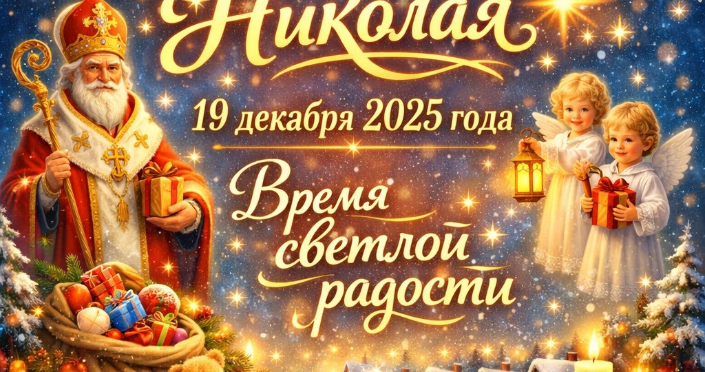 День Николая Угодника 19 декабря 2025 — время светлой радости