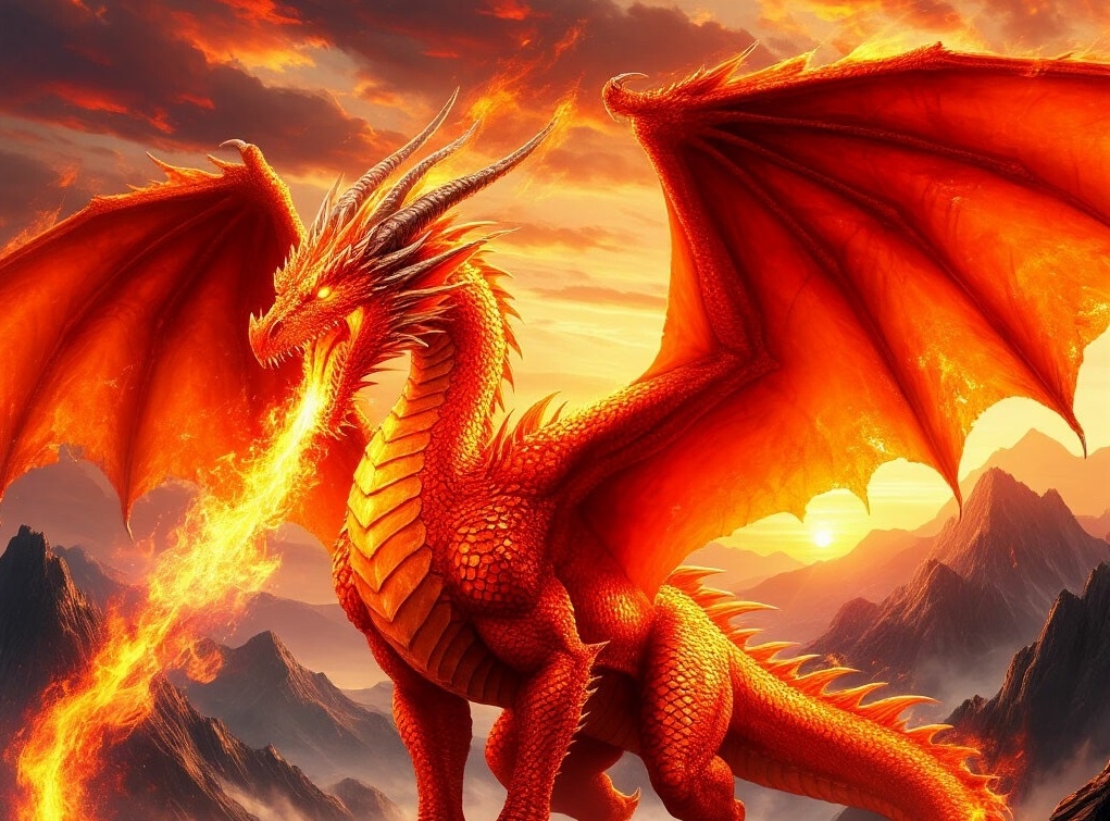 Оранжевый Дракон