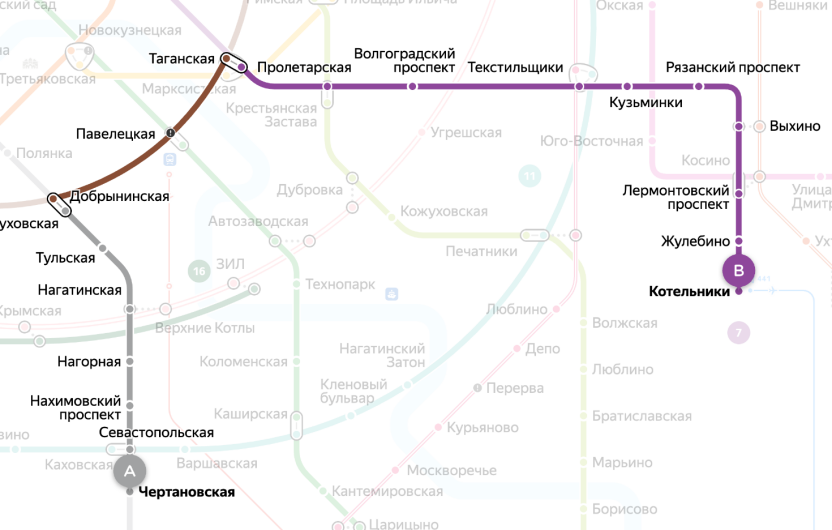 Источник: Яндекс Метро
