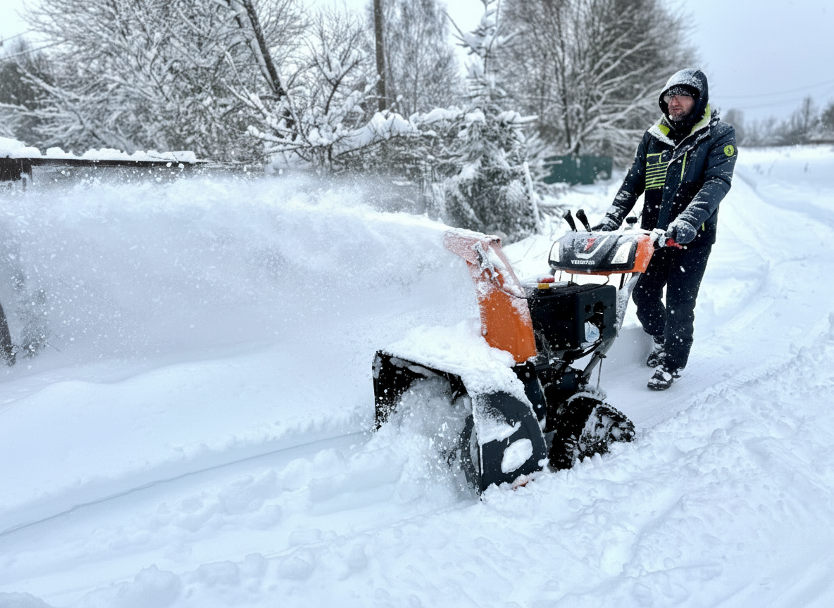  На фото: снегоуборщик YARD FOX PRO 6654ET