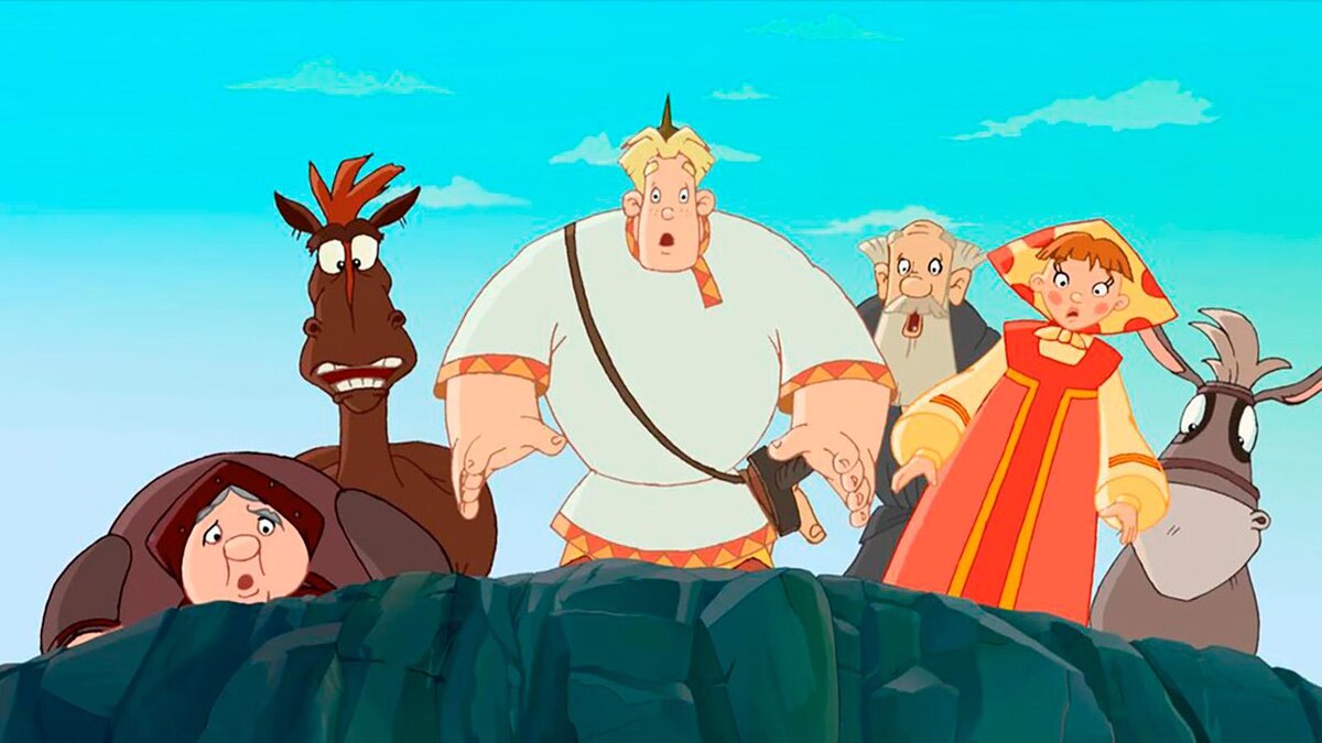 Кинокомпания CTB / СТВ📷Кадр из анимационного фильма «Алеша Попович и Тугарин Змей»