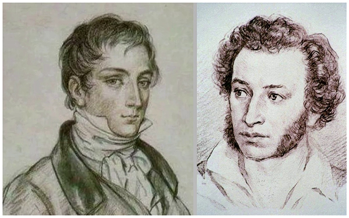 фото коллаж автора  Дмитрий Веневитинов Александр Пушкин