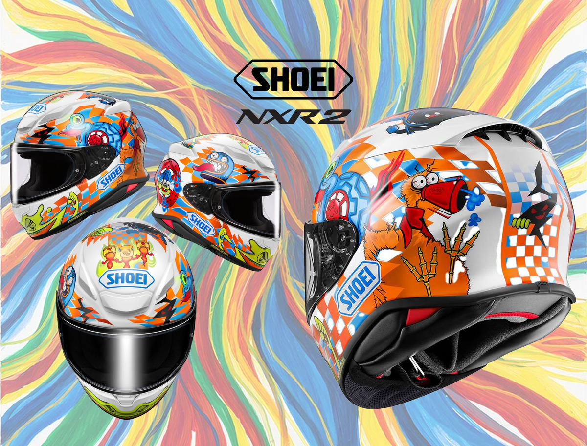 Сочная расцветка Shoei NXR 2 - Yagyo.