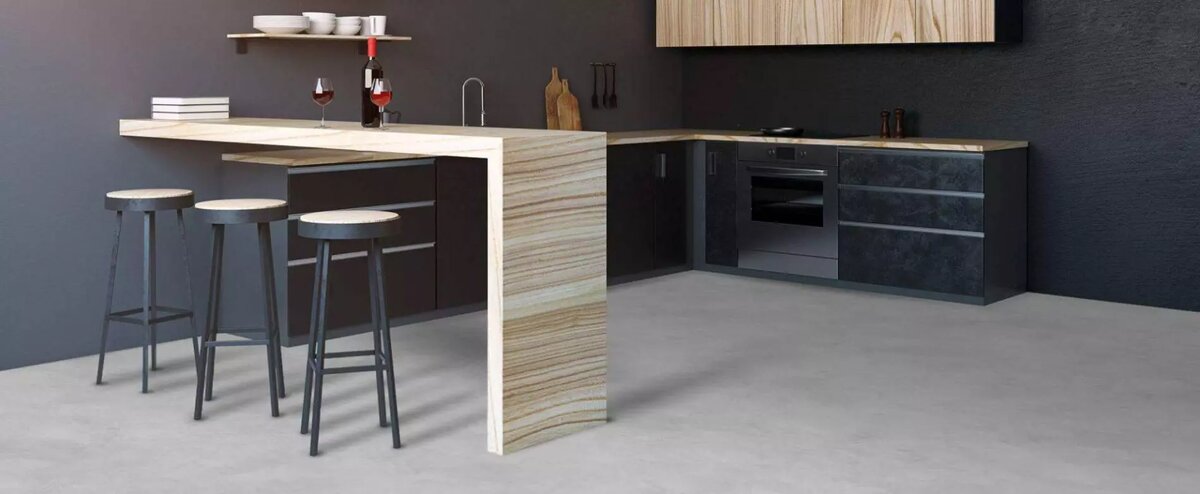 Microcemento Struttura + Legante в интерьере