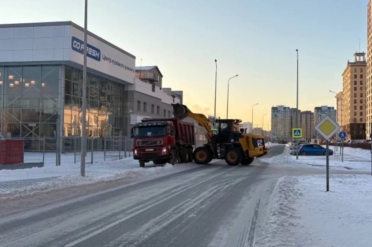    В Тюмени подвели итоги уборки снега после недавнего снегопада