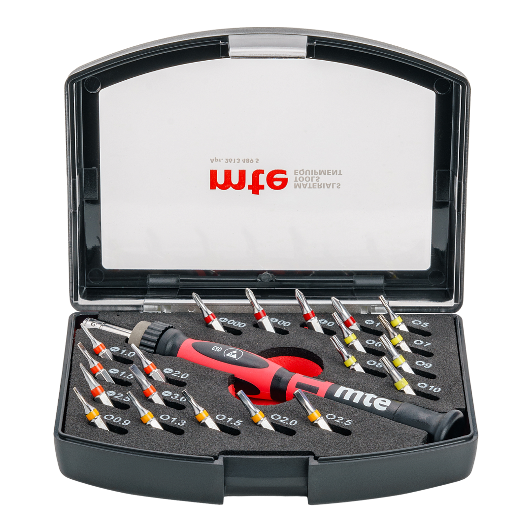 Набор бит с хвостовиком 4 мм для точных работ 21 предмет mte, артикул 26134895
