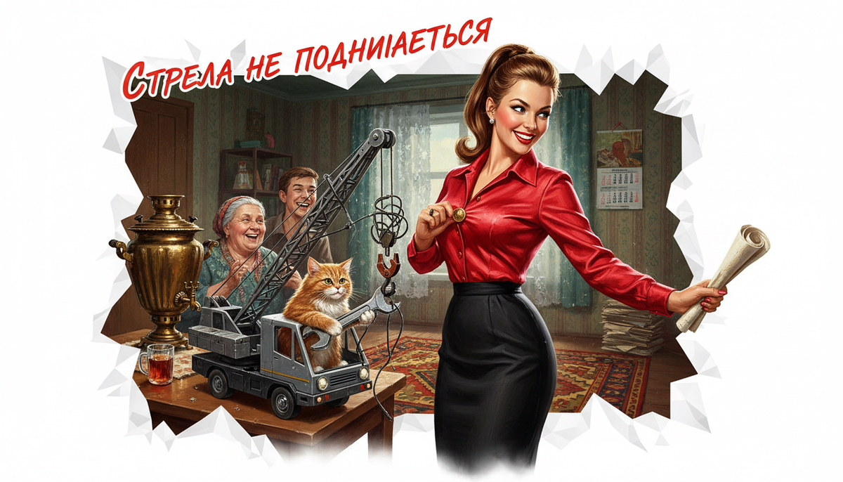    Не поднимается стрела крана и возможные решения admin