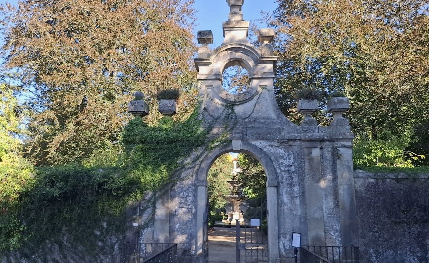 Осень в Ботаническом саду Коимбры в Португалии