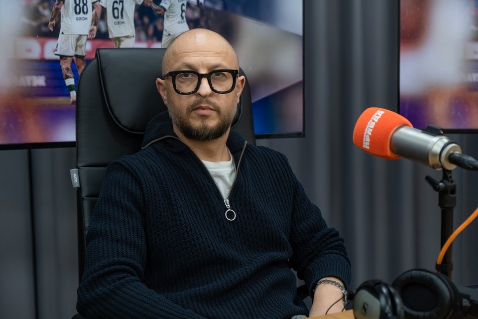    Глава селекционной службы ФК "Краснодар" Максим Бузникин в студии радио "КП"-Кубань" Иван ДРУЗЯКИН