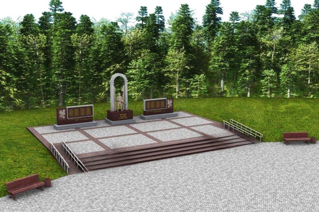    В Нягань доставили элементы будущего мемориала «Верным сынам Отечества»