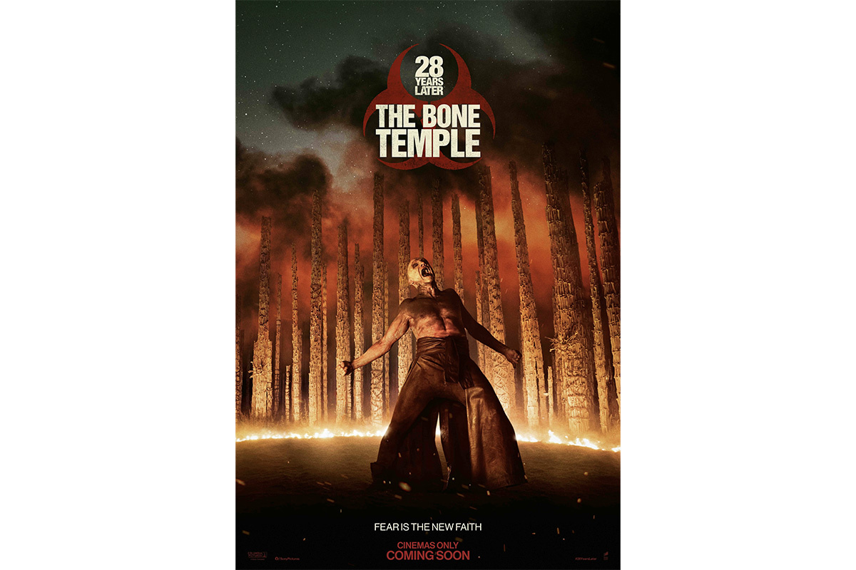 Sony Pictures📷Постер фильма «28 лет спустя: Храм костей»