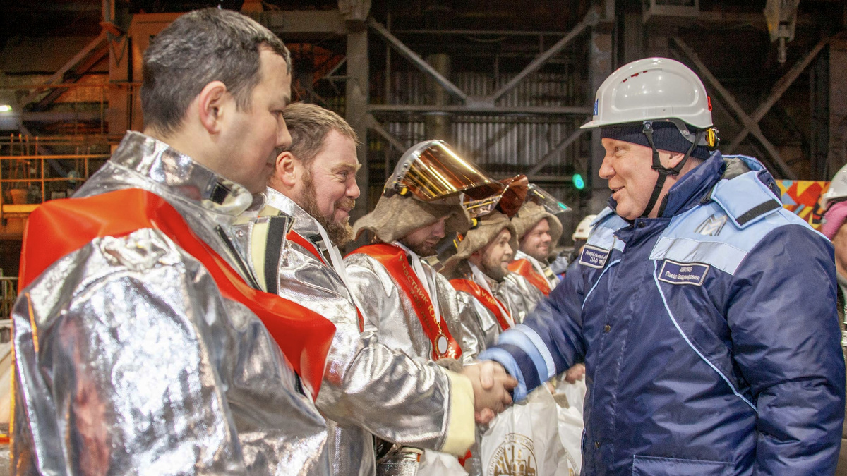Производственный юбилей в доменном цехе ММК