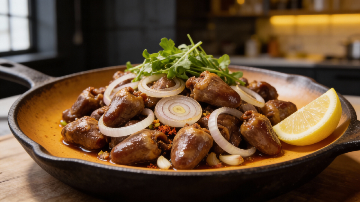 Куриные сердечки в аэрогриле