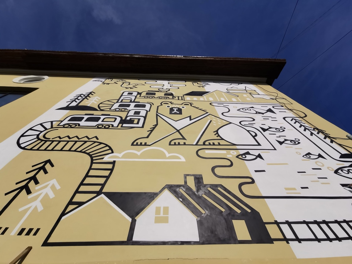    Муралов в Карелии станет больше© Районная газета «Олония» /Полоса отвода | фестиваль муралов