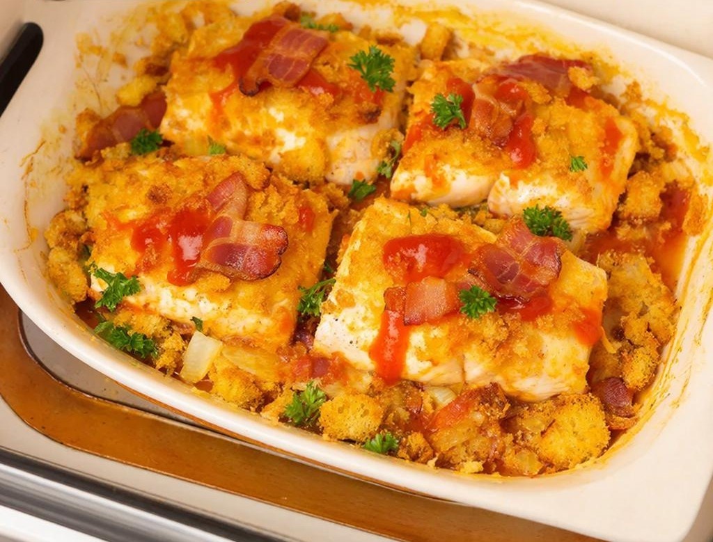 Треска в микроволновке