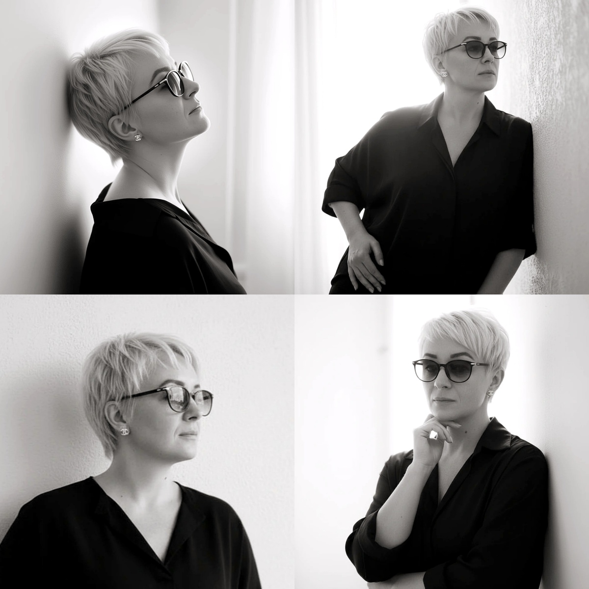 Черно-белая нейрофотосессия