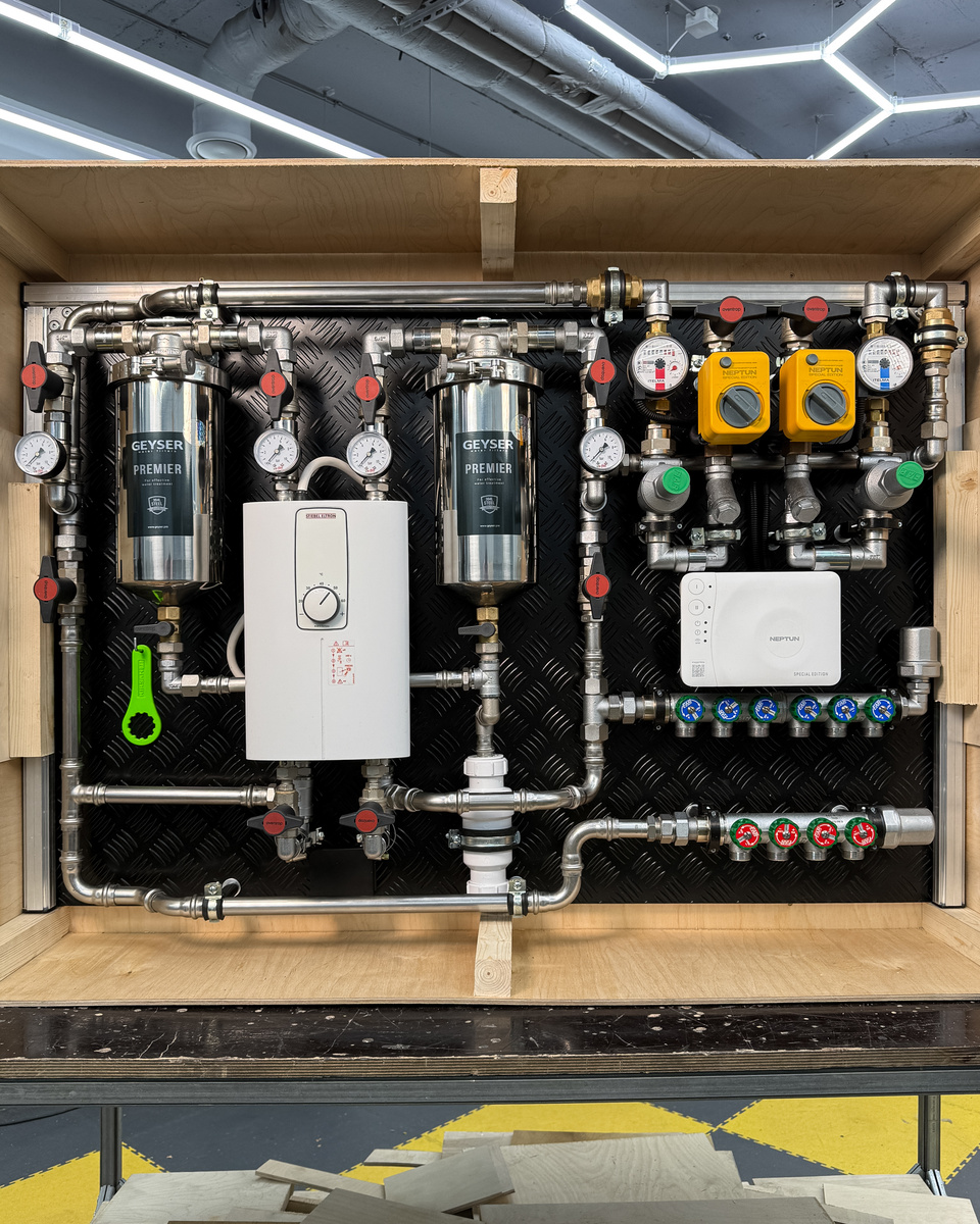 Горизонтальный узел водоразбора — редкий формат