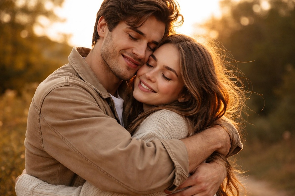    Иногда объятия успокаивают человека лучше, чем слова