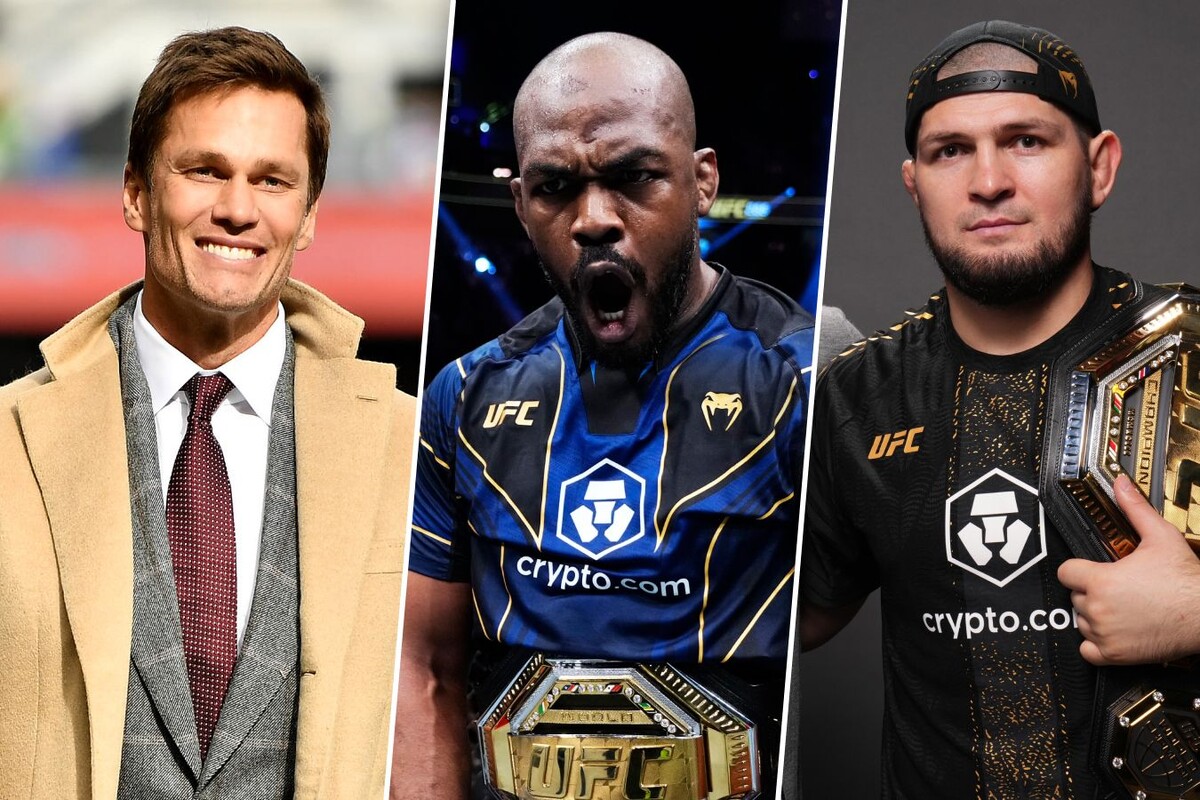 Том Брэди , Джон Джонс , Хабиб Нурмагомедов