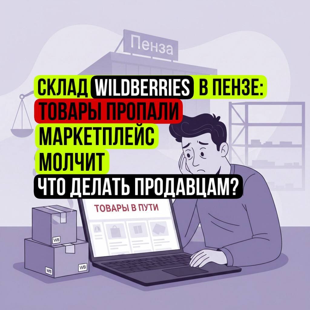 Что делать селлеру, если его товары пропали на складе Вайлдберриз Пенза?