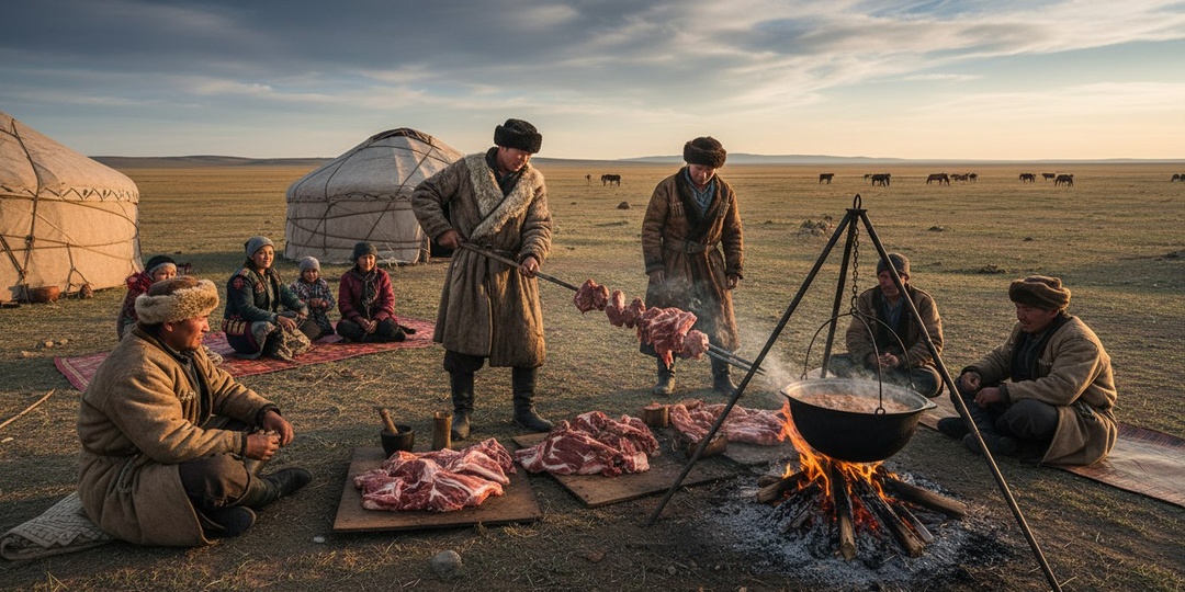 Мясо на костре: секреты кочевников для идеального шашлыка