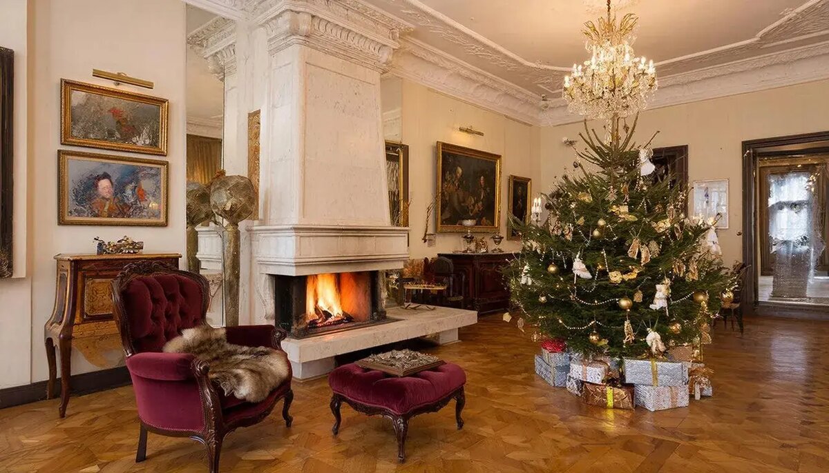    Фото условной комнаты в элитной квартире, снимок сгенерирован нейросетью GigaChat