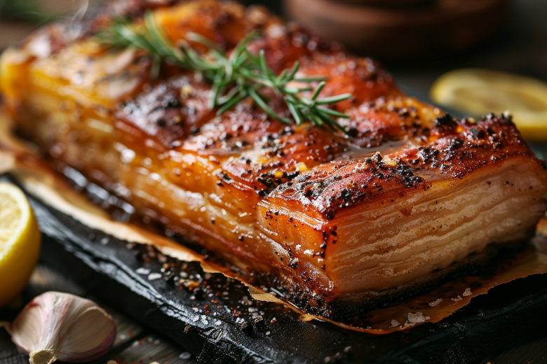 Свиная грудинка в духовке