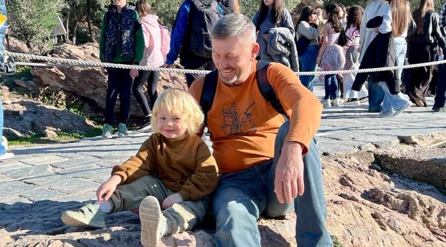 Афины, Акрополь. Под нами - античность, рядом - счастье! Фото автора канала