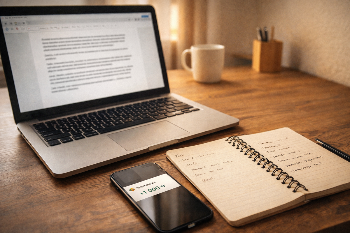 Так выглядит обычный старт. Без громких слов и иллюзий. 