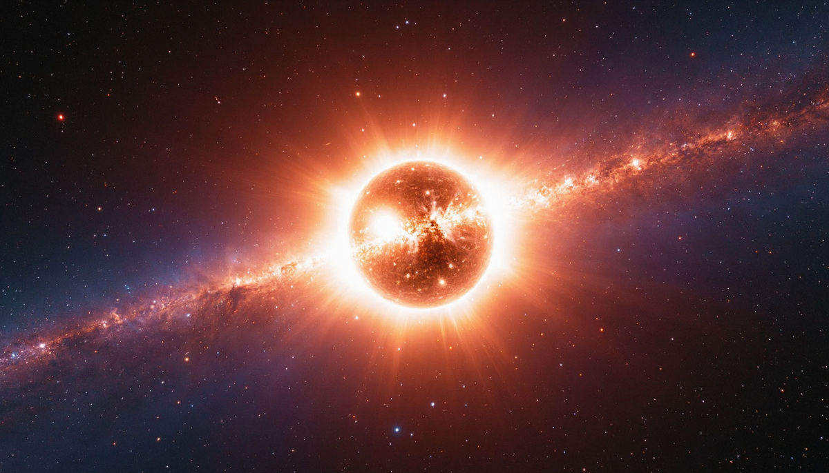 На изображении взрыв сверхновой