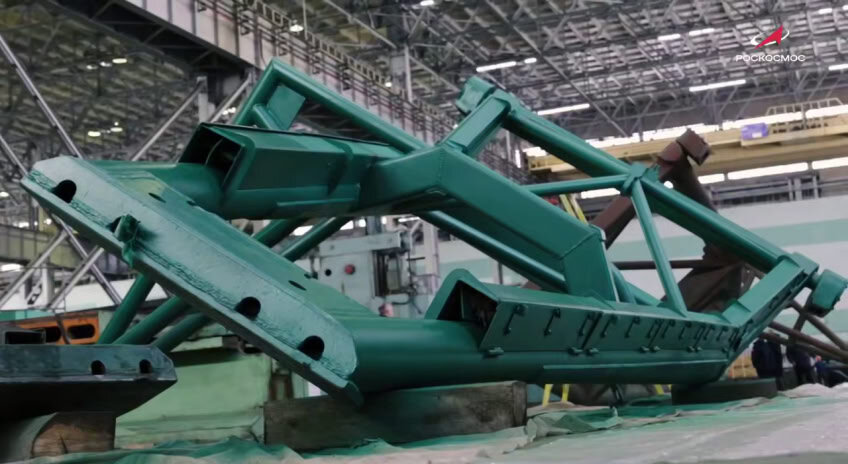 Один из элементов кабины обслуживания, который заменит повреждённые конструкции (фото: ГК Роскосмос)