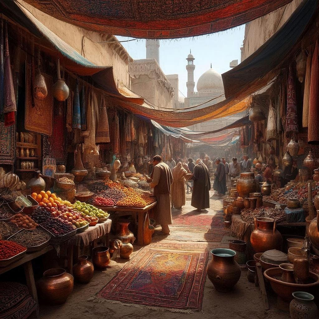 Восточный базар.