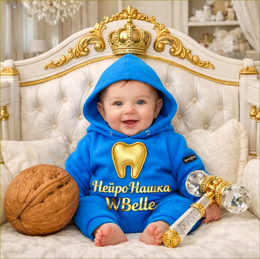 НейроНяшка WBelle Первая нейро фотосессия: Мой первый новый год