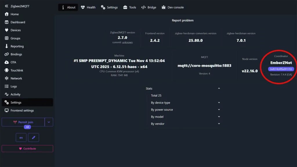 Поиск IEEE-адреса в Z2M