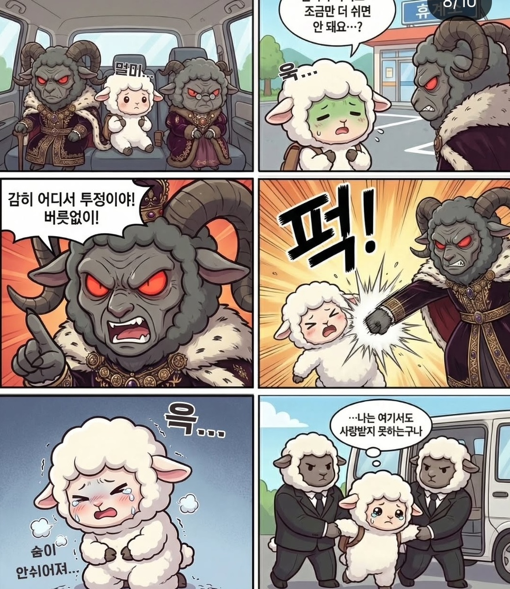 Этот отрывок из веб-комикса, созданного с помощью ИИ и предположительно опубликованного Чон У Воном, внуком бывшего лидера Южной Кореи Чон Ду Хвана, изображает, как считается, его семейную жизнь (Instagram, @dnltjswk12)