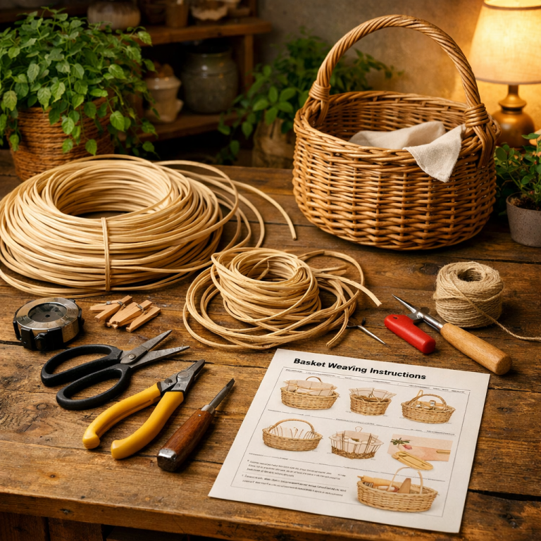    Создайте свою уникальную корзинку из ротанга за вечер: пошаговый мастер-класс для начинающих! Loza