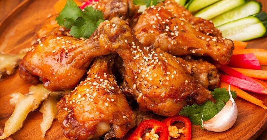 Жареные куриные бедра по-корейски:
