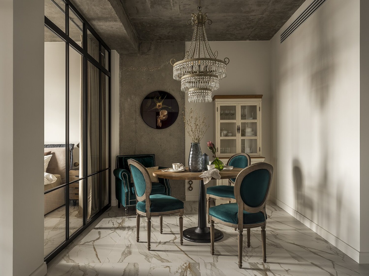 Квартира в ЖК Мосфильмовский, фото Д.Александрова. Дизайнер интерьера Ирина Кривцоваа.