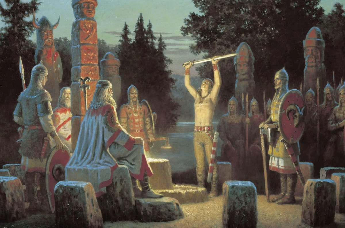 Языческое жертвоприношение 